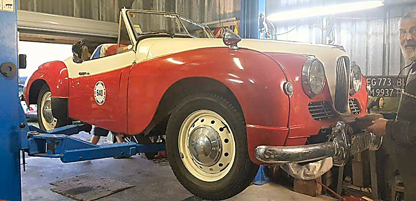 Jowett Jupiter in New Zealand getting standard maintenance early 2020