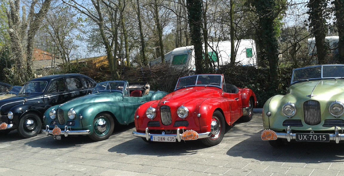 Jowett Jupiters in Holland April 2015